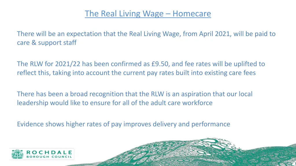 the real living wage homecare