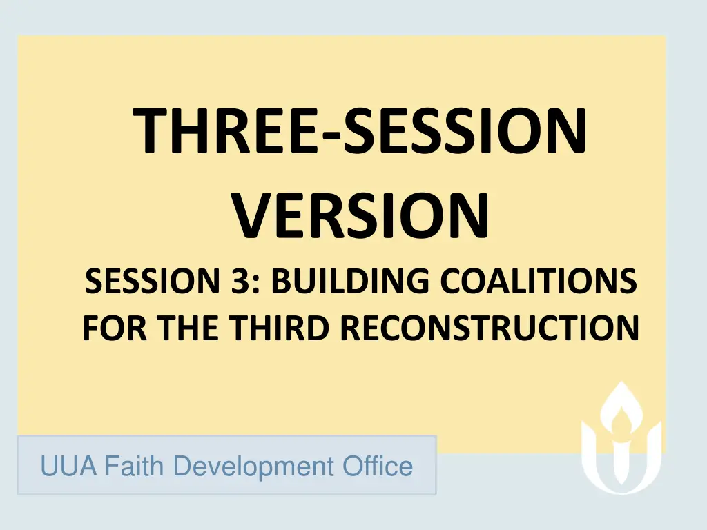 three session version session 3 building