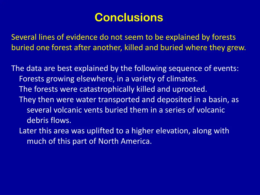 conclusions