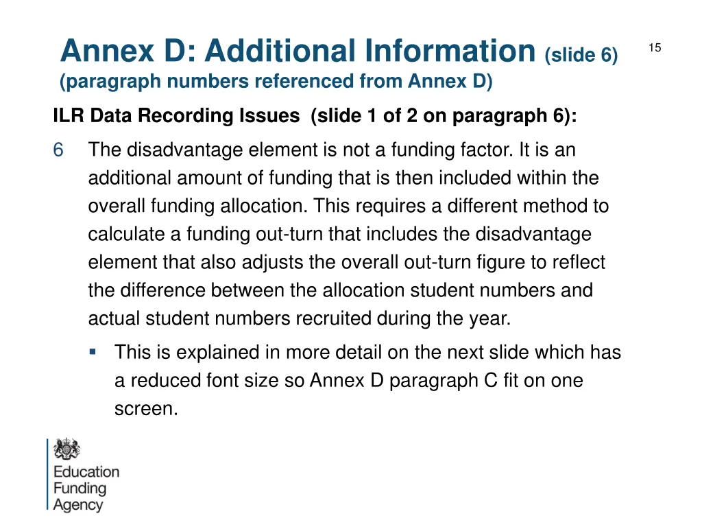 annex d additional information slide 6 paragraph