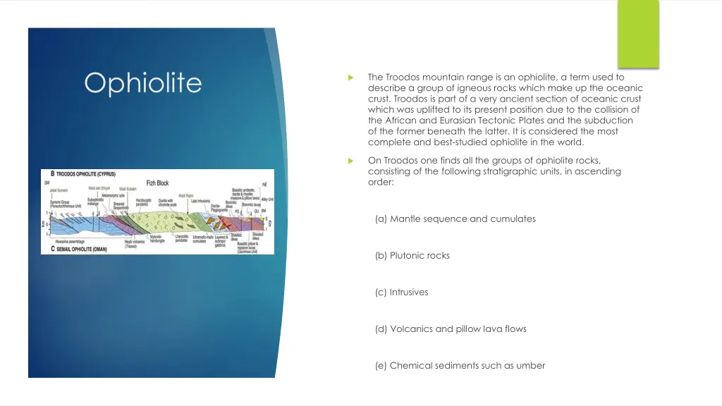 ophiolite