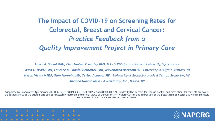 the impact of covid 19 on screening rates