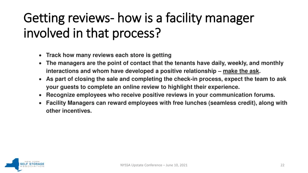 getting reviews getting reviews how is a facility 1