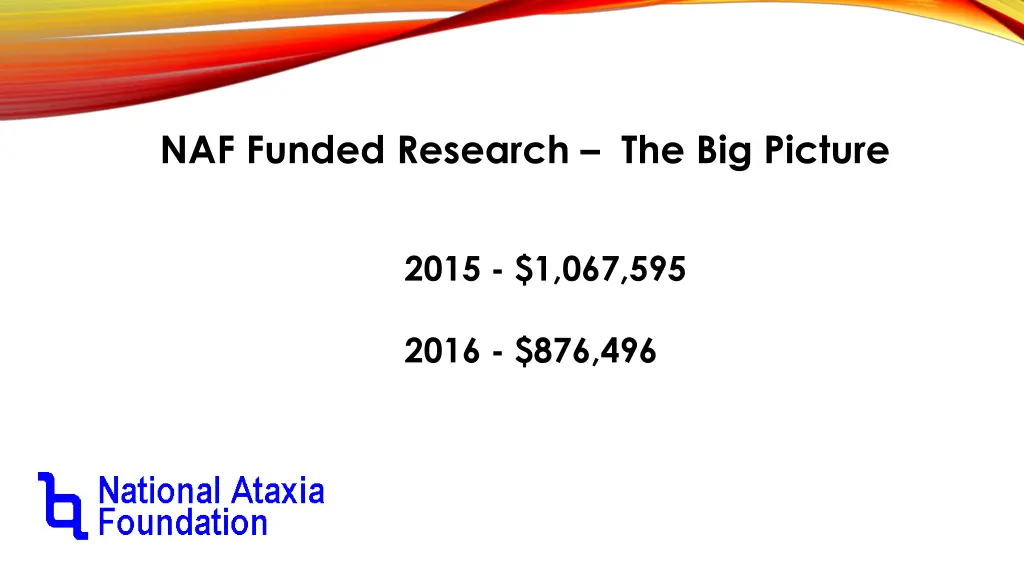 naf funded research the big picture