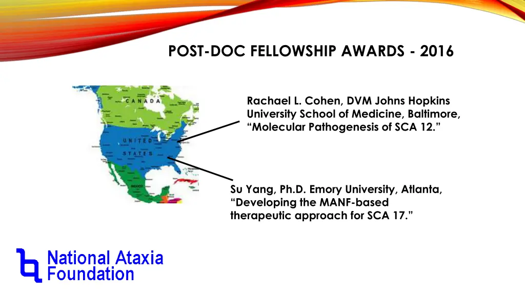 post doc fellowship awards 2016