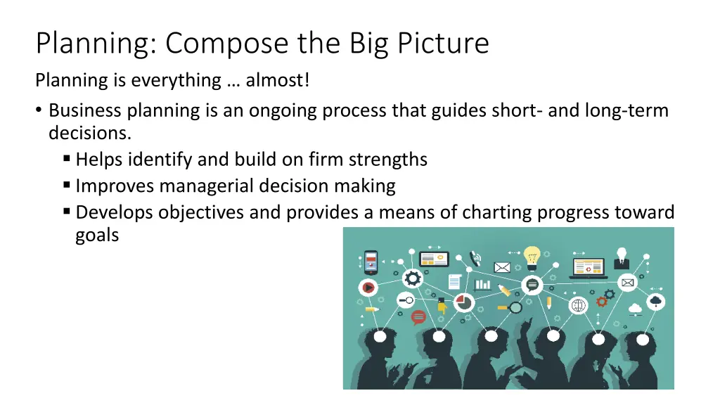 planning compose the big picture planning