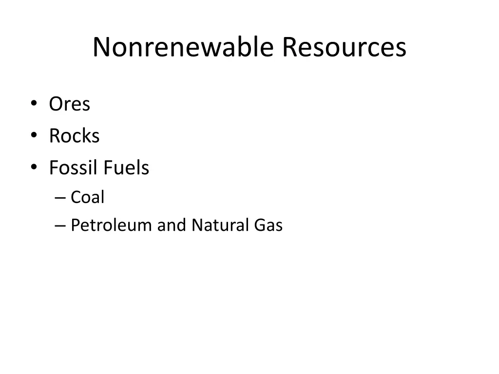 nonrenewable resources 1