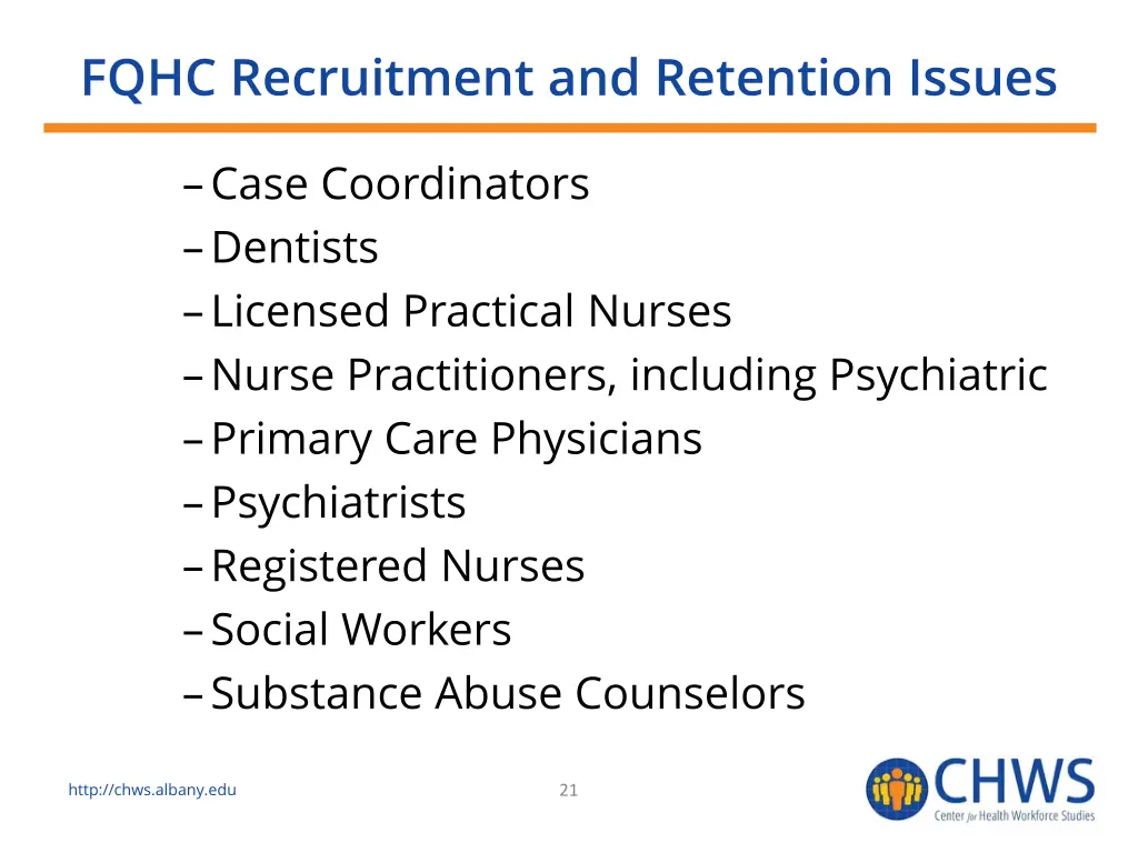 fqhc recruitment and retention issues