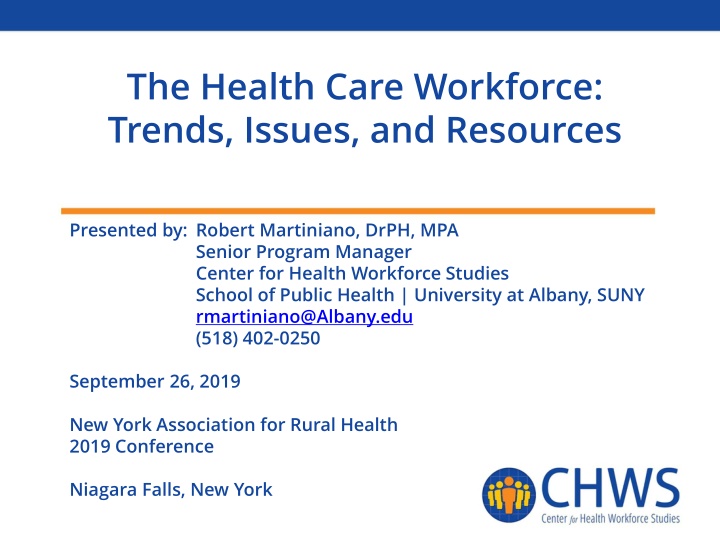 the health care workforce trends issues