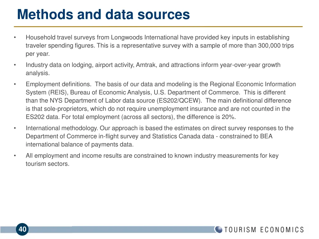 methods and data sources