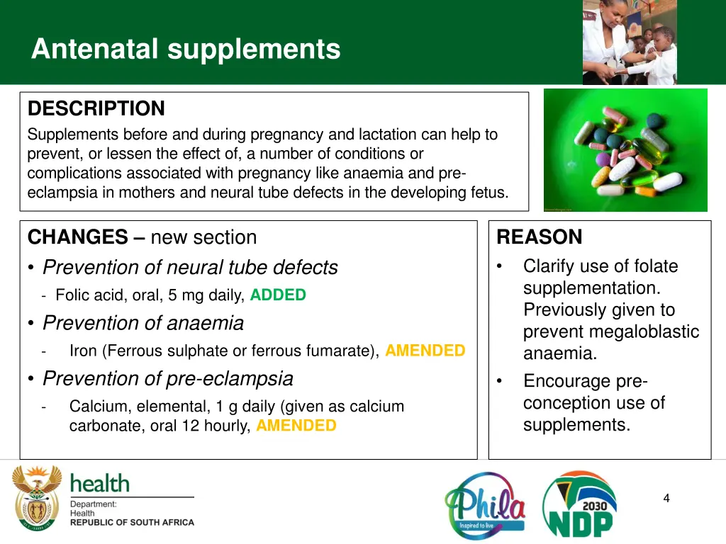 antenatal supplements