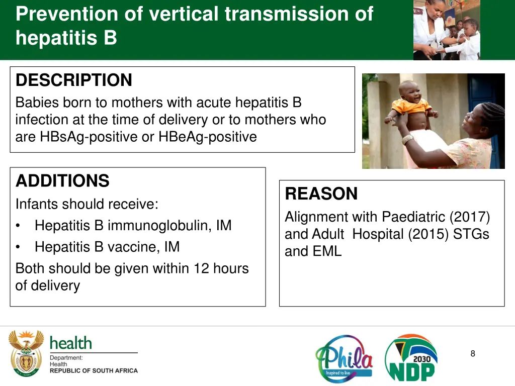 prevention of vertical transmission of hepatitis b