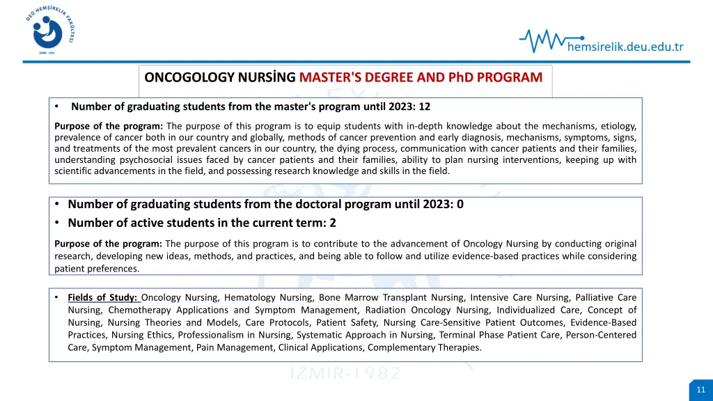 oncogology nurs ng master s degree