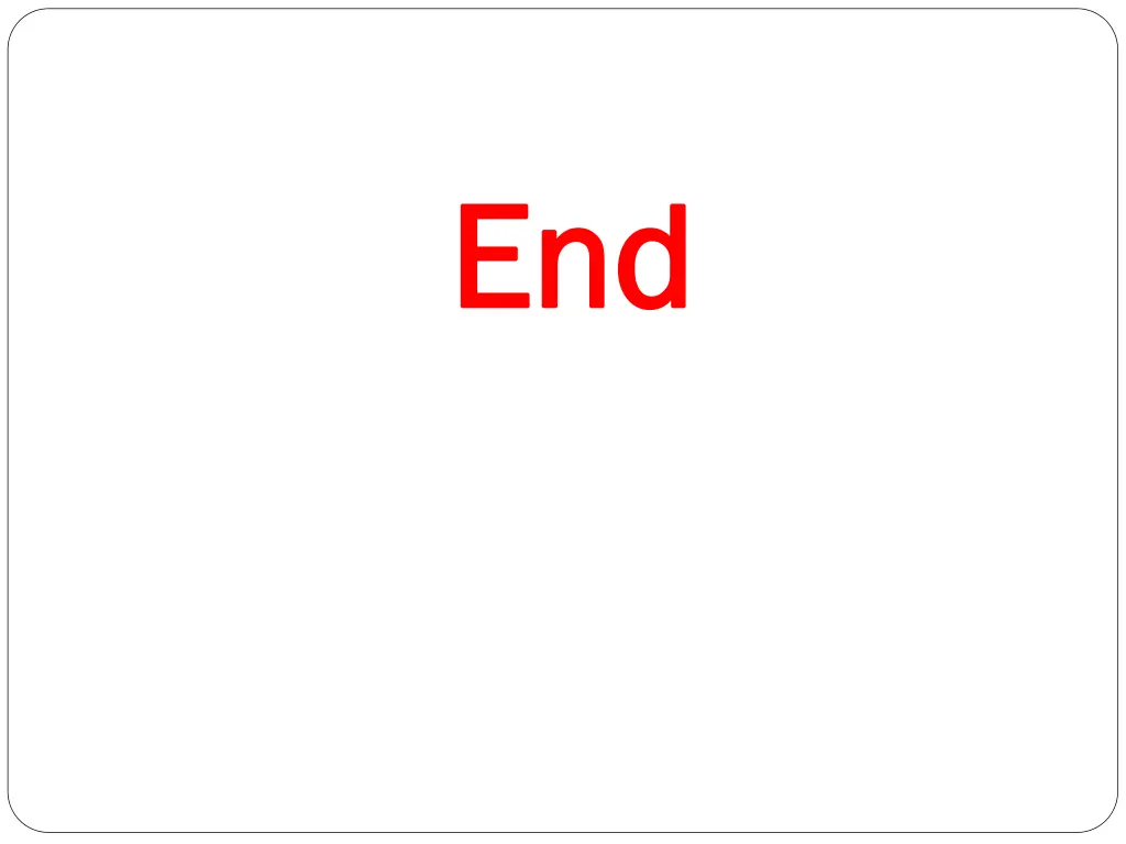 end end