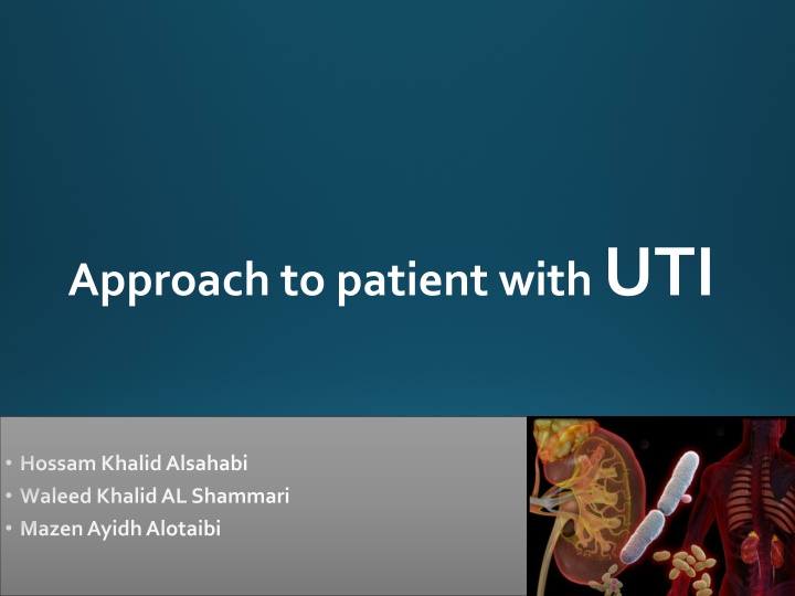 approach to patient with uti