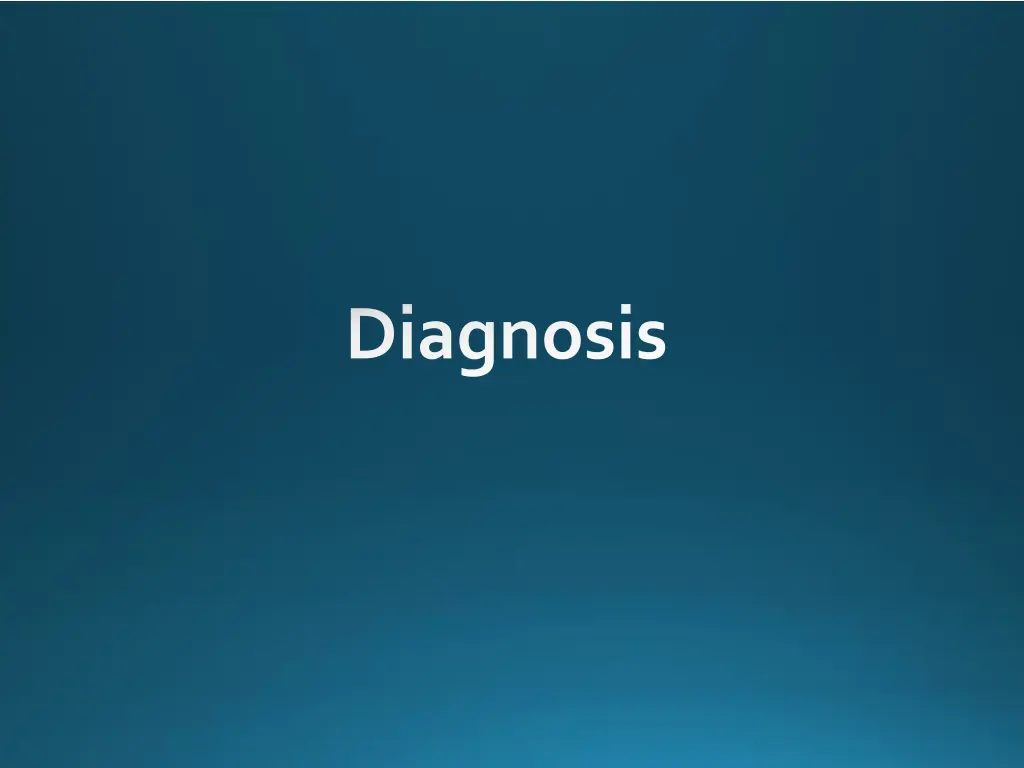 diagnosis