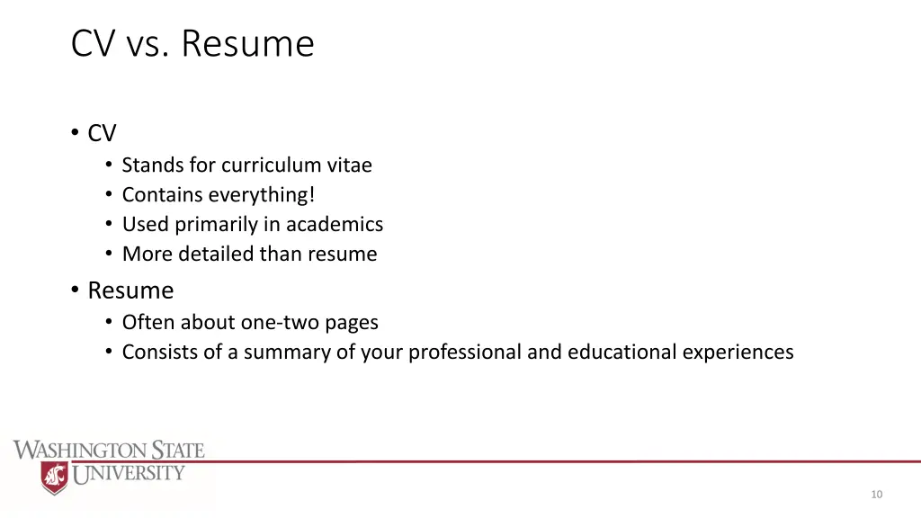 cv vs resume