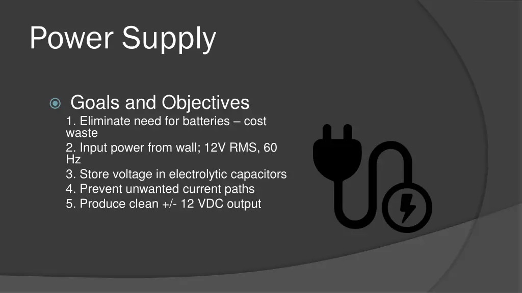 power supply 1