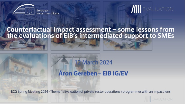 counterfactual impact assessment some lessons