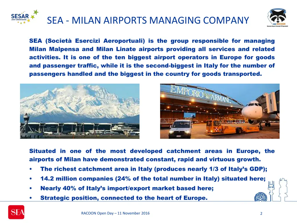 sea milan airports managing company