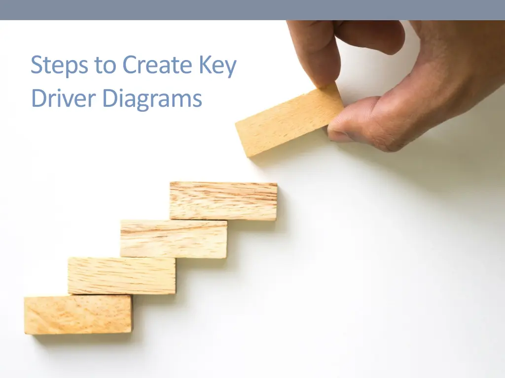 steps to create key driver diagrams