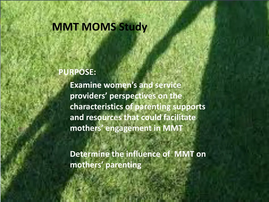 mmt moms study 1