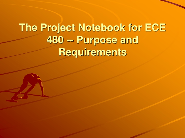 the project notebook for ece 480 purpose