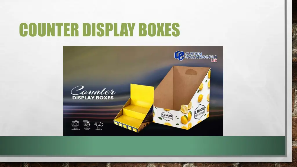 counter display boxes