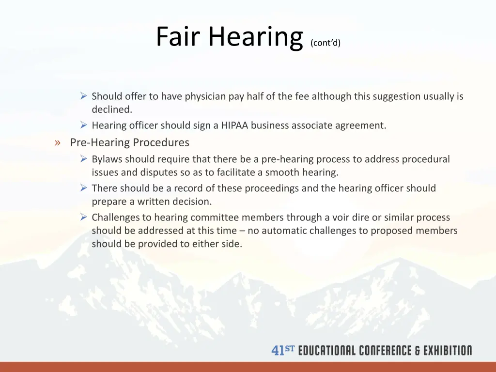 fair hearing cont d 2