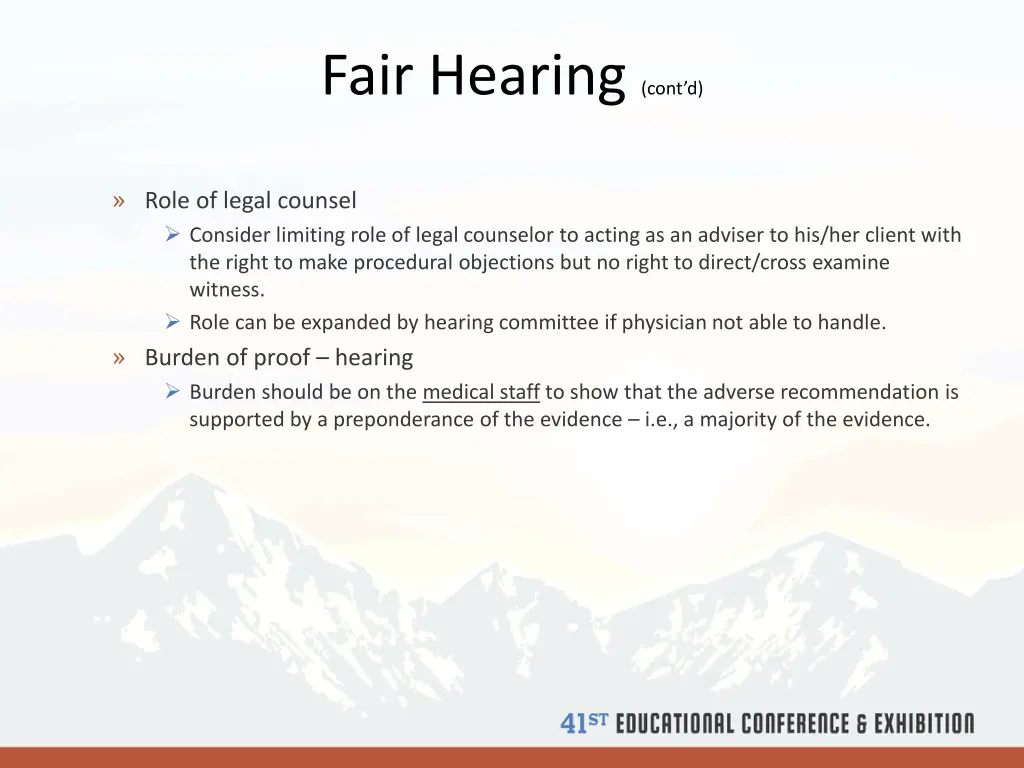 fair hearing cont d 3