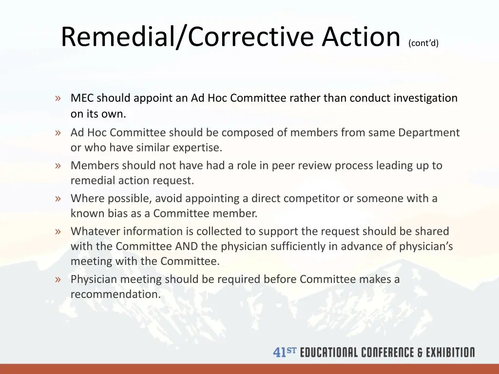 remedial corrective action cont d 2