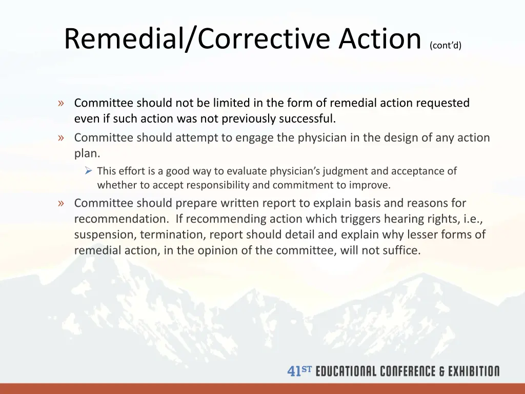 remedial corrective action cont d 3