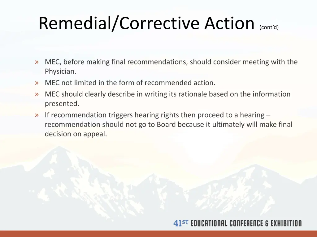 remedial corrective action cont d 4