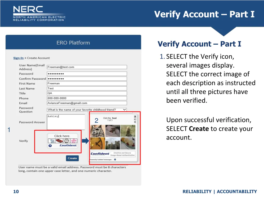 verify account part i