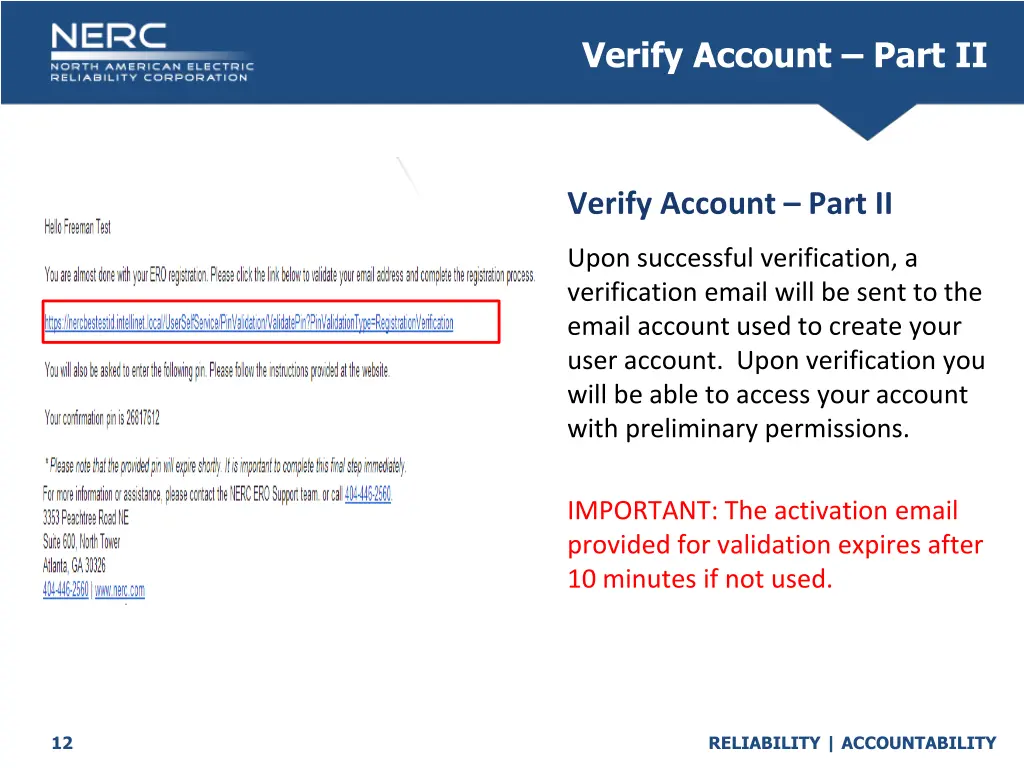 verify account part ii 1