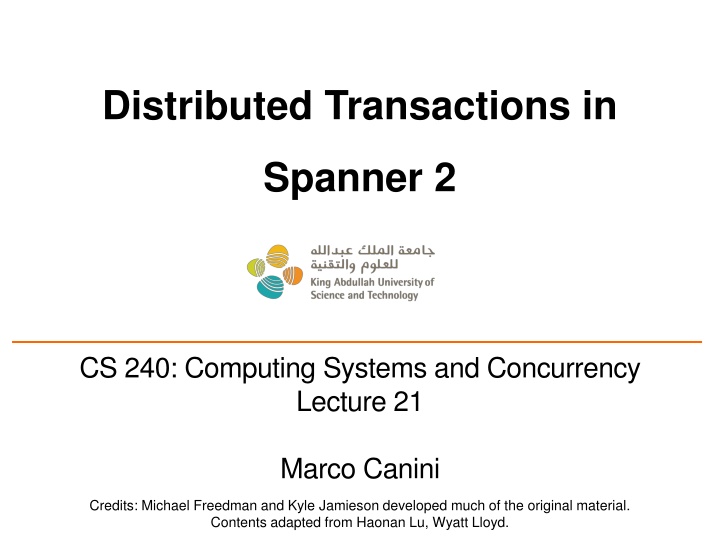 distributed transactions in