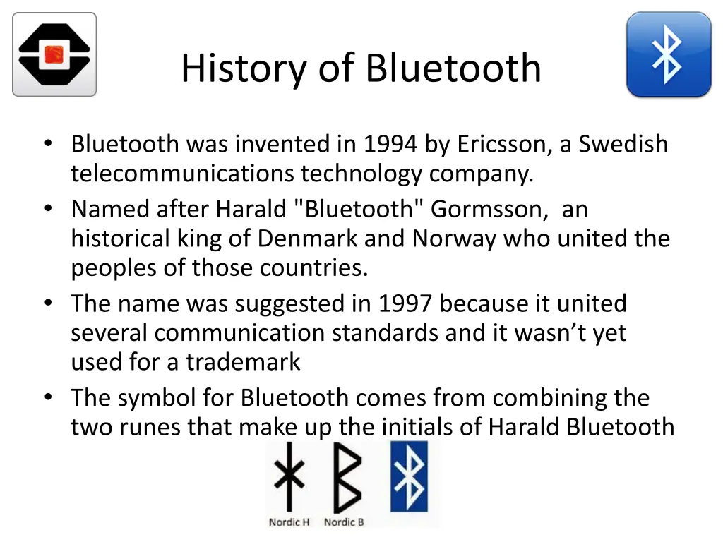 history of bluetooth