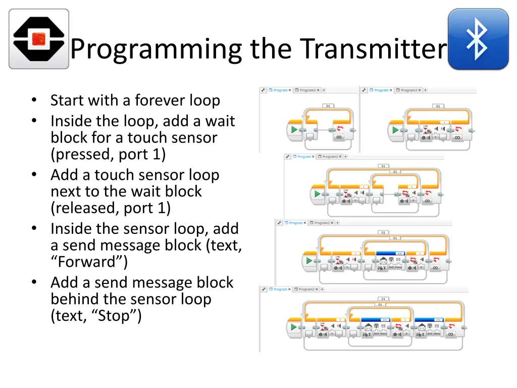 programming the transmitter 1