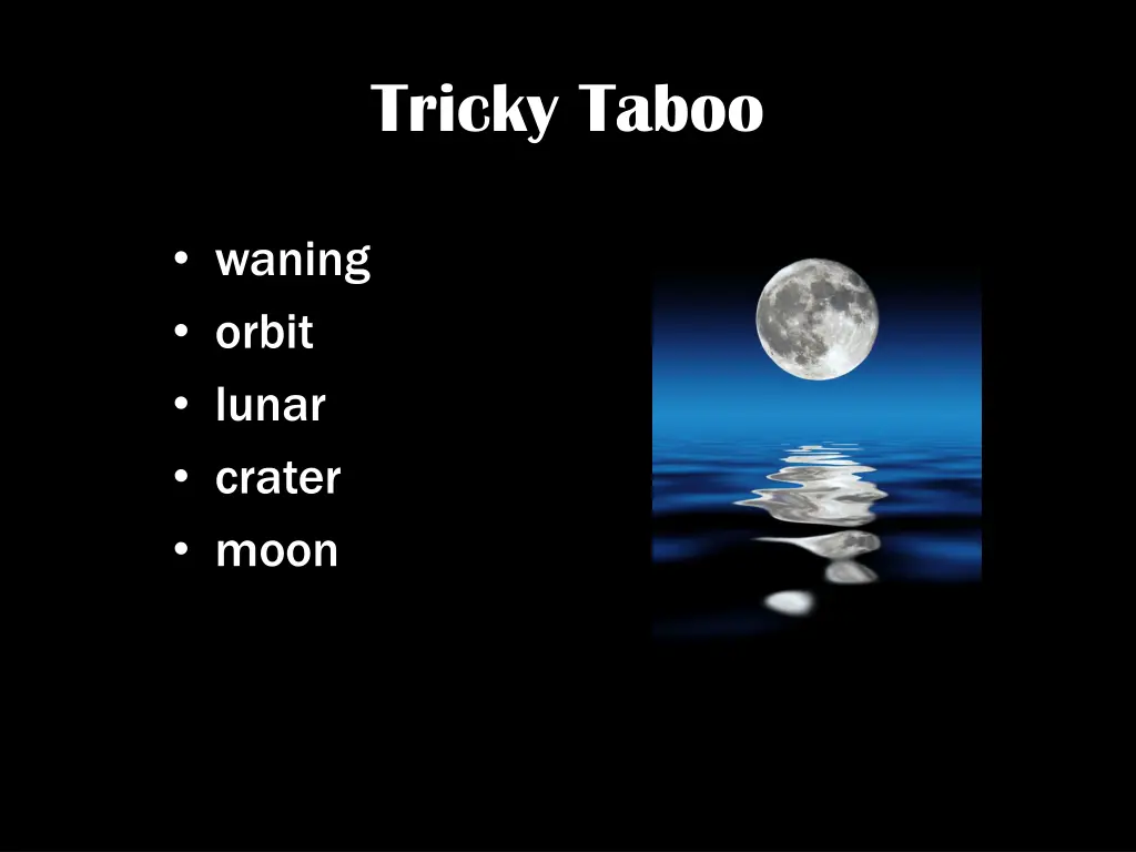 tricky taboo