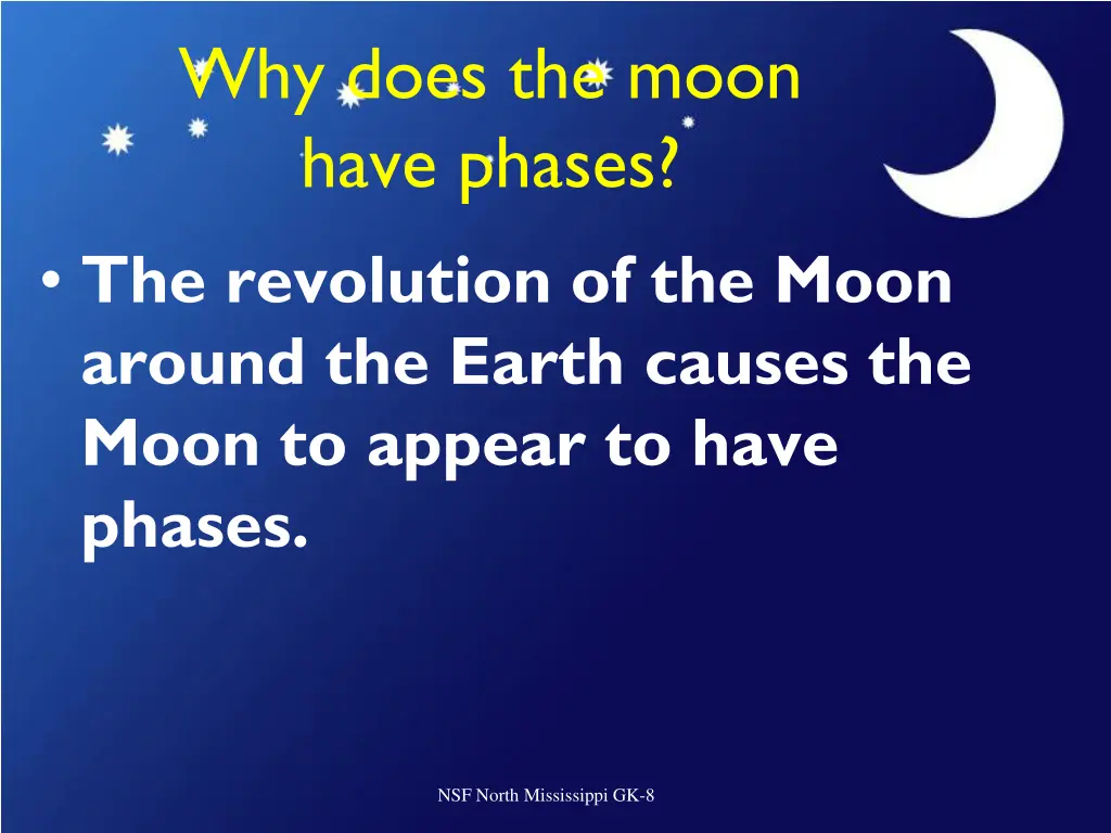 why does the moon have phases