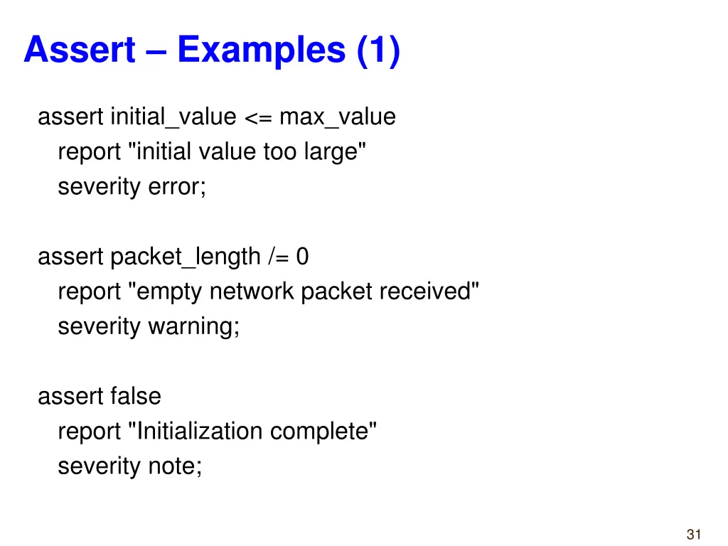 assert examples 1