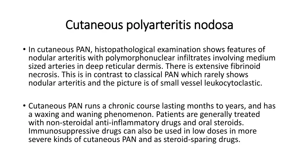 cutaneous polyarteritis nodosa cutaneous 1