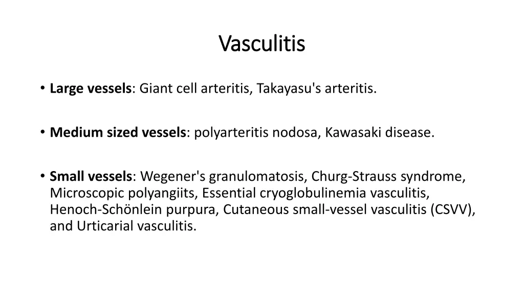 vasculitis vasculitis