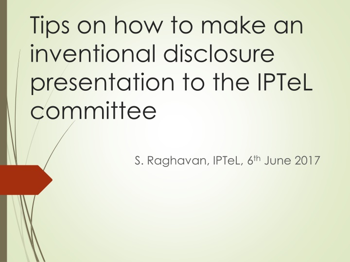 tips on how to make an inventional disclosure