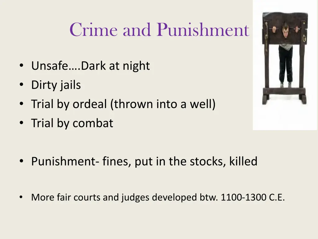 crime and punishment