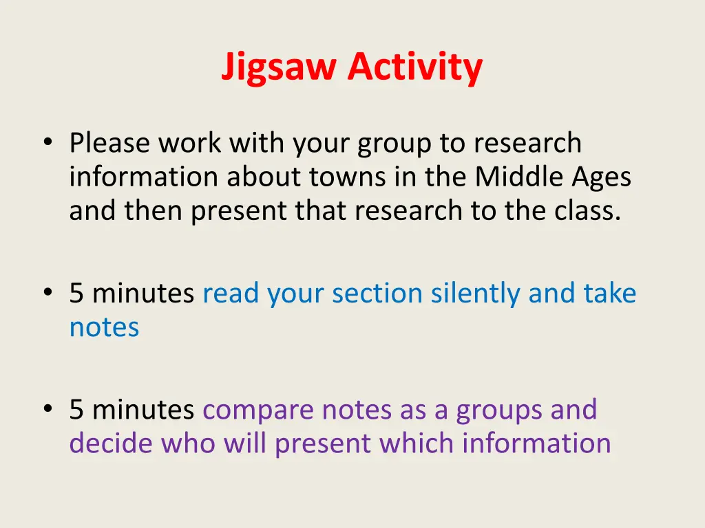 jigsaw activity