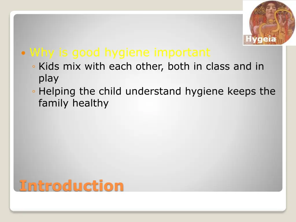 why is good hygiene important kids mix with each