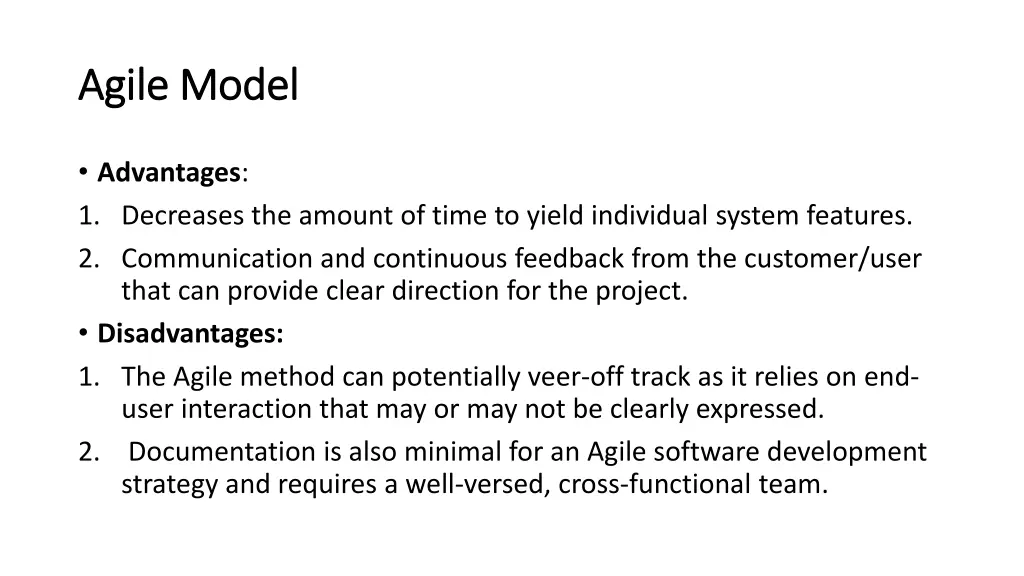 agile model agile model 1