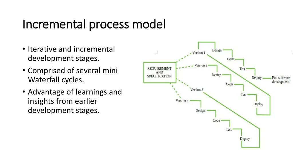 incremental process model incremental process