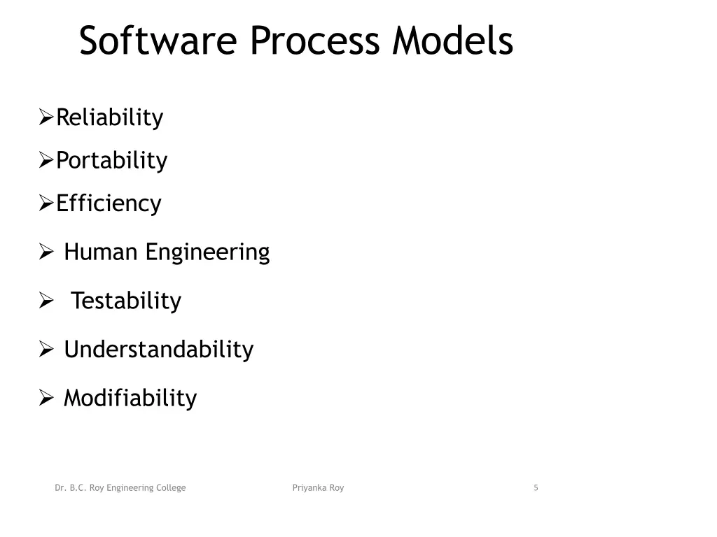 software process models